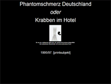 Tablet Screenshot of phantomschmerz.de